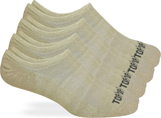 Mens Ultra Dri No Show Cushion Socks 4 Pair Pack